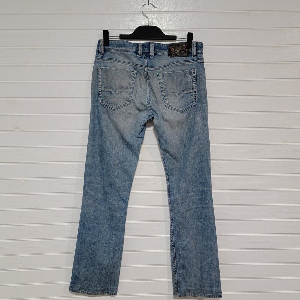 Diesel Light Blue Straight Men's Jeans - Picture 2 of 14